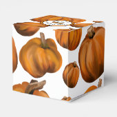 Hay pompoen Baby shower Bedankdoosjes (Achterkant)