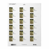 Hay Rake Wheel Aged Etiket (Full Sheet)