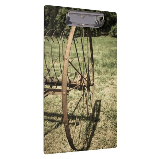 Hay Rake Wheel Aged Klembord (Rechts)