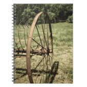 Hay Rake Wheel Aged Notitieboek (Voorkant)