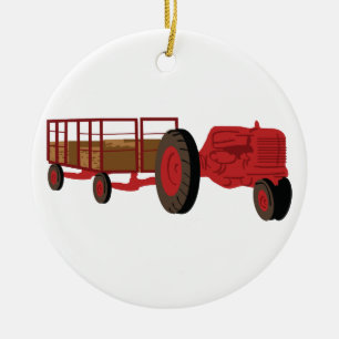 Hay Ride Keramisch Ornament