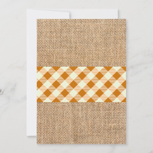 Hay ride party verjaardagsuitnodiging kaart (Achterkant)