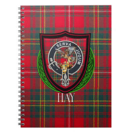 Hay Schotse Clan Tartan & Crest Notitieboek