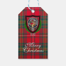 Hay Schotse Clan Tartan & Wapen Cadeaulabel