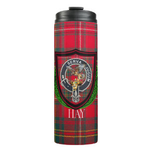 Hay Schotse Clan Tartan & Wapen Thermosbeker