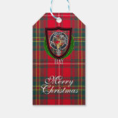 Hay Scottish Clan Tartan & Crest Cadeaulabel (Voorkant)
