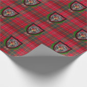 Hay Scottish Clan Tartan & Crest Cadeaupapier (Hoek)