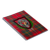 Hay Scottish Clan Tartan & Crest Notitieboek (Rechterzijde)