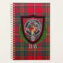 Hay Scottish Clan Tartan & Crest