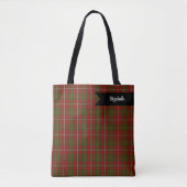 Hay Scottish Clan Tartan Pset Pattern Tote Bag (Voorkant)