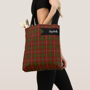 Hay Scottish Clan Tartan Pset Pattern Tote Bag