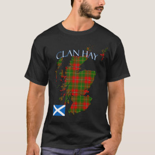 Hay Scottish Clan Tartan Schotland T-shirt