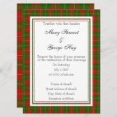 Hay Scottish Wedding Invitation Kaart (Voorkant / Achterkant)