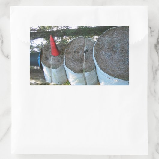 Hay Snowman Sticker (Tas)