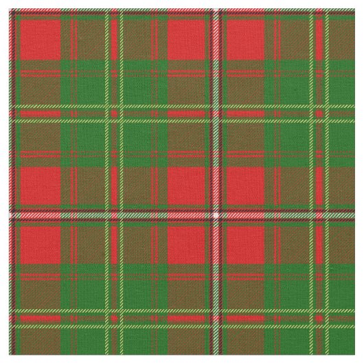 Hay Tartan Print Stof (Close Up)
