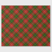 Hay tartan red green plaid cadeaupapier (Vlak)