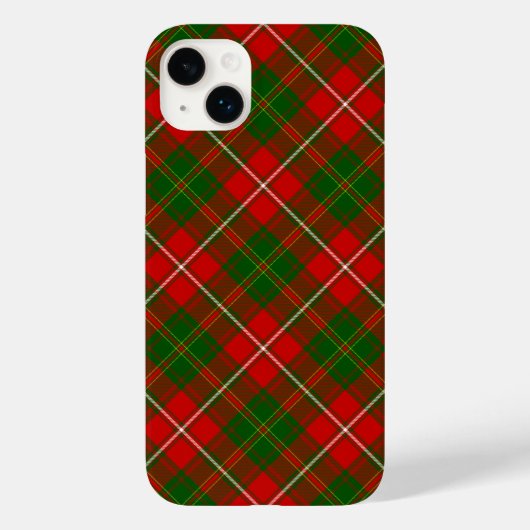 Hay tartan red green plaid Case-Mate iPhone case (Achterkant)