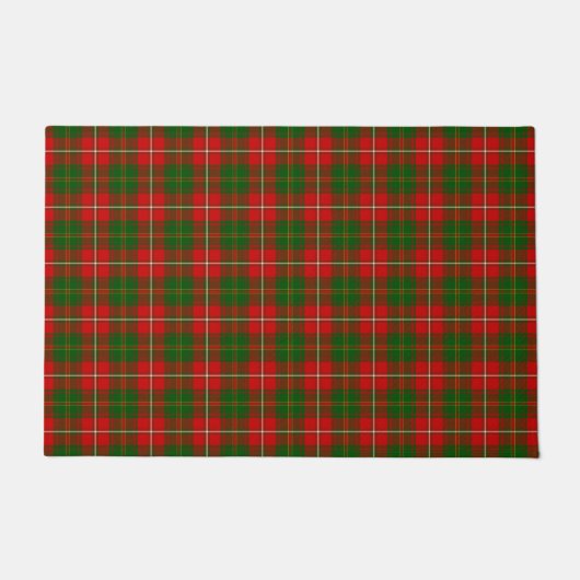 Hay tartan red green plaid deurmat (Voorkant)