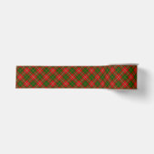 Hay tartan red green plaid grosgrain lint (Voorkant)