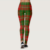 Hay tartan red green plaid leggings (Achterkant)