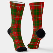 Hay tartan red green plaid sokken (Gebogen)