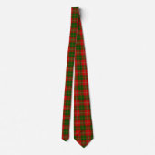 Hay tartan red green plaid stropdas (Achterkant)
