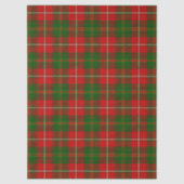 Hay tartan red green plaid tissuepapier (Voorkant)