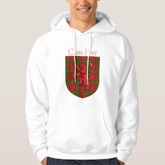 Hay Tartan Scottish Plaid Lion Rampant Hoodie (Voorkant)