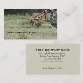 Hay tedder visitekaartje (Voorkant / Achterkant)