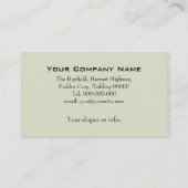 Hay tedder visitekaartje (Achterkant)