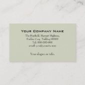 Hay tedder visitekaartje (Achterkant)