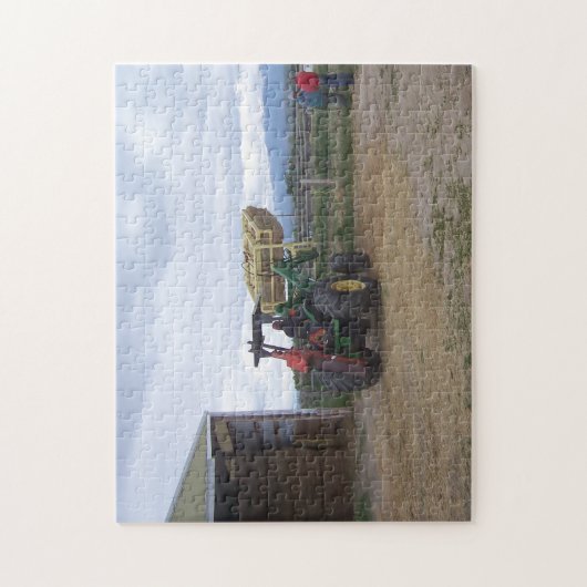 Hay verplaatsen op Ranch Legpuzzel (Verticaal)