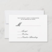 Hay Wedding RSVP - Daisy & Pink Bouquet Kaartje (Achterkant)