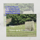 Hay-You are Invited... aanpassen Uitnodiging Briefkaart (Voorkant / Achterkant)