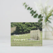 Hay-You are Invited... aanpassen Uitnodiging Briefkaart (Staand voorkant)