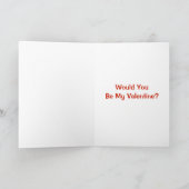 HAY! Zou je mijn Valentijn zijn? Kaart (Binnen)