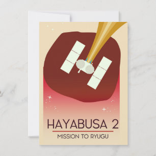 Hayabusa 2 Missie Ruimtekunst Kaart