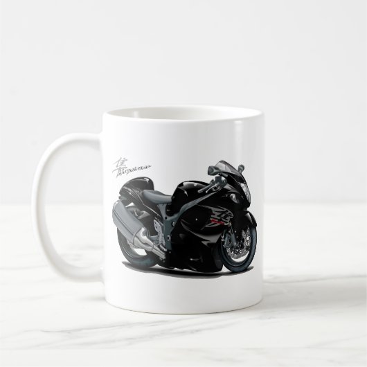 Hayabusa Black Bike Koffiemok (Links)