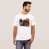 Hayabusa Oranje Bike T-shirt (Voorkant volledig)