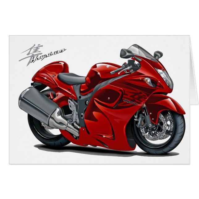 Hayabusa Red Bike (Voorkant Horizontaal)