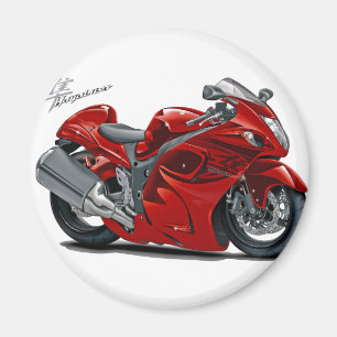 Hayabusa Red Bike Magneet