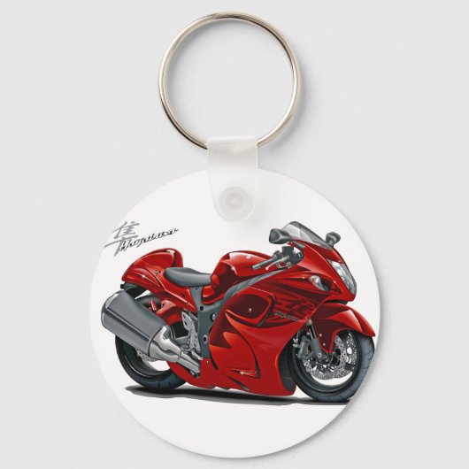 Hayabusa rode fiets sleutelhanger (Voorkant)