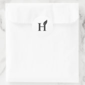 hayah ronde sticker (Tas)