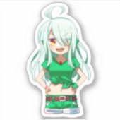 HayaTikaze's sticker ④haha! シール (Voorkant)