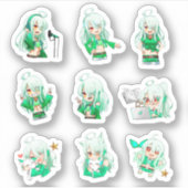 HayaTikaze's sticker ⑫ Small シール (Voorkant)