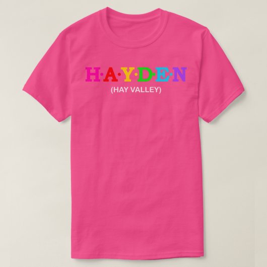 Hayden Hay-vallei T-shirt (Design voorkant)