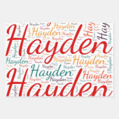 Hayden Inpakpapier Vel (Voorkant)