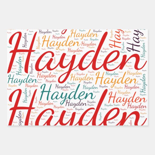 Hayden Inpakpapier Vel (Voorkant)