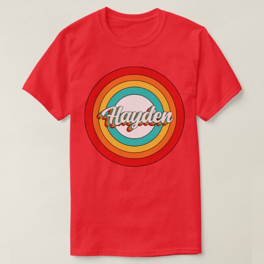 Hayden Naam Shirt  Hayden Circle (Design voorkant)