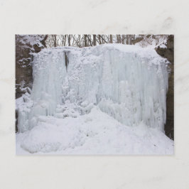 Hayden Run Herfsten in de winter, Columbus, Ohio Briefkaart